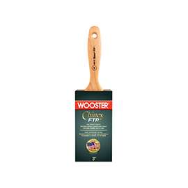 WOOSTER 4413-3 Paint Brush, 3-3/16 in L Bristle, Varnish Handle, Stainless Steel Ferrule