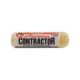 WOOSTER R563-9 Paint Roller Cover, 1/2 in Thick Nap, Fabric Cover