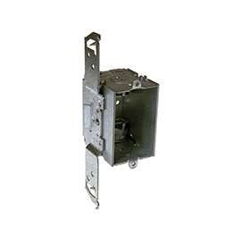 RACO 8524 Switch Box, Steel, Aqua/Red