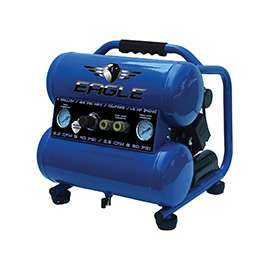 Wood INDUSTRIES Silent Series EA-4000 Air Compressor, 4 gal Tank