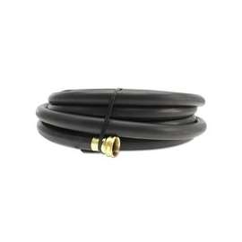 Heavy-Duty Contractors Water Hoses - Coupled, 3/4 in X 50 ft, Black