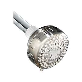 Waterpik TRS-529T Shower Head, Plastic, Brushed Nickel