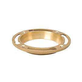 B & K 152-001 Closet Floor Flange, Brass