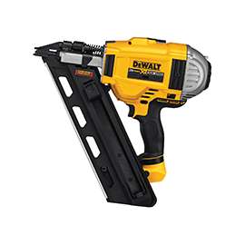 DeWALT DCN692B Nailer, 20 V Battery, 55 Magazine, 30 deg Collation, Black/Yellow