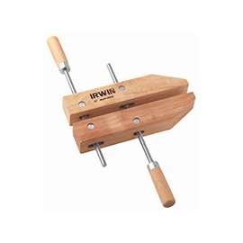 IRWIN QUICK-GRIP 226800 Wooden Hand Screw Clamp, 12 in Max Opening, 2 in D Throat, Wood, Beige