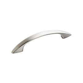 Amerock BP69153G10 Cabinet Pull, 4-1/16 in L Handle, Zinc, Satin Nickel
