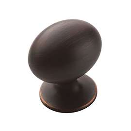 Amerock 1875422 Cabinet Knob, 1-3/8 in Projection, Zinc, Oil-Rubbed Bronze