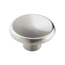 Amerock 1887678 Cabinet Knob, 3/4 in Projection, Zinc, Satin Nickel