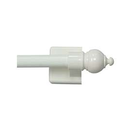 Kenney KN40343 Cafe Rod, Metal, Satin Silver