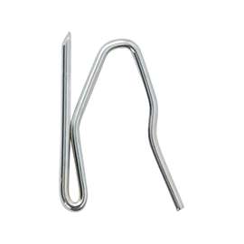 Kenney KN1002 Heavy-Duty Pin-On Curtain Hook, Zinc, Chrome