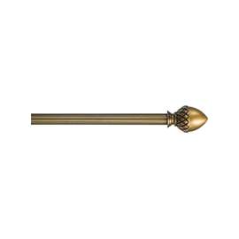Kenney KN44100 Finial Rod, Plastic, Antique Brass