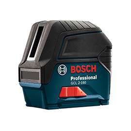 Bosch GCL 2-160 Cross-Line Laser with Plumb Points