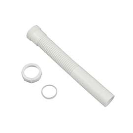 Danco 51069 Tailpiece Extension, 1-1/2 x 11-1/2 in Slip-Joint, White