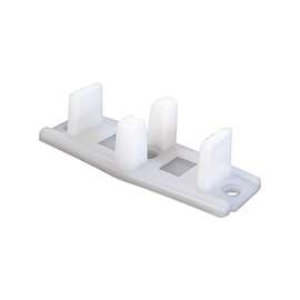 Prime-Line N 6562 Door Floor Guide, Nylon, White, 2, Pack