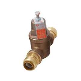 SharkBite EB45 Series 23808-0045 Pressure Regulating Valve, 3/4 in Push-Fit, Bronze