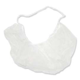BRD Series Polypropylene Beard Nets, One Size Fits Most, White, 100/Pack, 10 Packs/Carton