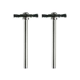 DREMEL 403-02 Bristle Brush, 1/8 in Arbor/Shank, 3/4 in Dia, For Dremel Rotary Tools