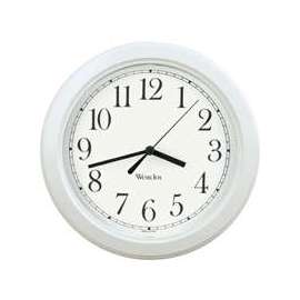 Westclox 46994A Wall Clock, Round, Analog, White Frame