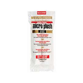 WOOSTER RR314-6 1/2 Paint Roller Cover, 5/16 in Thick Nap, Microfiber Cover, White