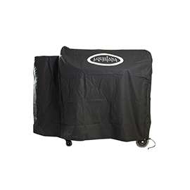 LOUISIANA GRILLS 53570 Grill Cover, 48 in L, 24 in W, 38 in H, Polyurethane, Black