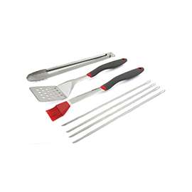 GrillPro 43700 Tool Set, Stainless Steel, 7