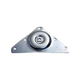 Waddell 2755 Heavy-Duty Top Plate, Steel, Zinc, 1 Pack