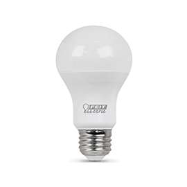 Feit Electric A800/835/10KLED LED Lamp, 120 V, 8.5 W, Medium E26, A19 Lamp, Neutral White Light