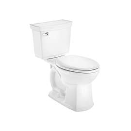 American Standard VorMax Series 727AA121.020 Complete Toilet, Elongated Bowl, Vitreous China, White