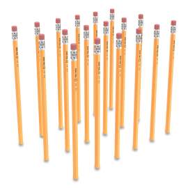 Wooden Pencil, HB (#2), Black Lead, Yellow Barrel, 48/Pack