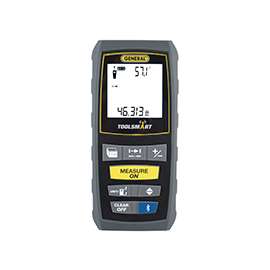 GENERAL TS01 Laser Measurer, Alkaline Battery, LCD Display
