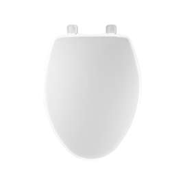 Mayfair 184SLOWJ 000 Toilet Seat, Elongated, Plastic, White