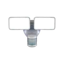Heath Zenith HZ-5868-WH Motion Activated Security Light, LED Lamp, 120 V, 2000 Lumens