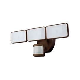 Heath Zenith HZ-5872-BZ Motion Activated Security Light, LED Lamp, 120 V, 2500 Lumens