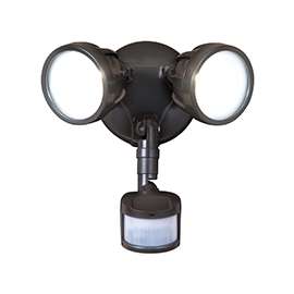 Eaton Lighting ALL-PRO MST18R17L Flood Light with Motion Sensor, LED Lamp, 150 W, 120 V, 1600 Lumens
