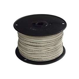 Southwire 14WHT-SOLX500 Solid Building Wire, 14 AWG, 500 ft L, White Nylon Sheath