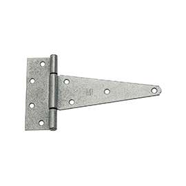 National Hardware N129-502 T-Hinge, 60 lb Weight Capacity, Wall Mounting, Galvanized Steel