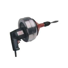 Electric Eel SK-R-3/8EIC25 Drain Cleaner, 2-1/2 in Drain Line, 3/8 in Dia Cable, Aluminum/Stainless Steel