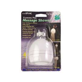 Whedon Economy Plus EP14C Shower Head, 1/2 in Female, ABS