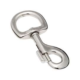 National Hardware 3004BC Series N222-612 Bolt Snap, 100 lb Weight Capacity, Zinc, Nickel