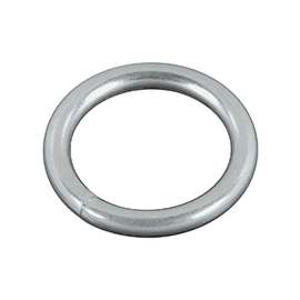 National Hardware 3155BC Series N223-123 Welded Ring, 195 lb Weight Capacity, Steel, Zinc