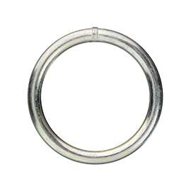 National Hardware 3155BC Series N223-156 Welded Ring, 300 lb Weight Capacity, Steel, Zinc