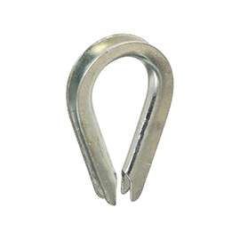 National Hardware 3232BC Series N176-792 Rope Thimble, Steel, Zinc