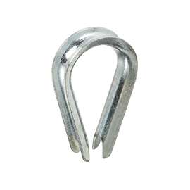 National Hardware 3232BC Series N176-818 Rope Thimble, Steel, Zinc