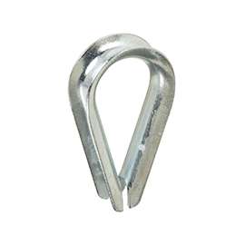 National Hardware 3232BC Series N176-826 Rope Thimble, Steel, Zinc