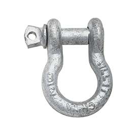 National Hardware 3250BC Series N223-685 Anchor Shackle, 2000 lb Weight Capacity, Galvanized Steel