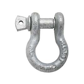 National Hardware 3250BC Series N223-677 Anchor Shackle, 1500 lb Weight Capacity, Galvanized Steel