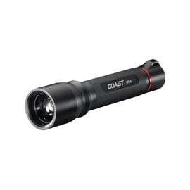 Coast HP8414CP Focusing Flashlight, 1.5 V, LED Lamp, Alkaline Battery, Black