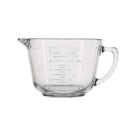 Anchor Hocking 81605L11 Measuring Cup, 2 qt Capacity, Glass, Clear