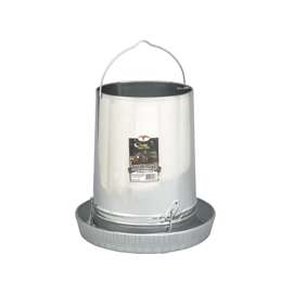 Little Giant 914043 Poultry Feeder, 30 lb Capacity, Galvanized Steel