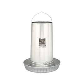 Little Giant 914273 Poultry Feeder, 40 lb Capacity, Galvanized Steel